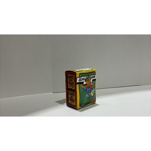 RARESuper Smurf Kayak Canoe & Paddles 40502 Figurine w/Box W.GermanyPeyoSchleich - Picture 2 of 5